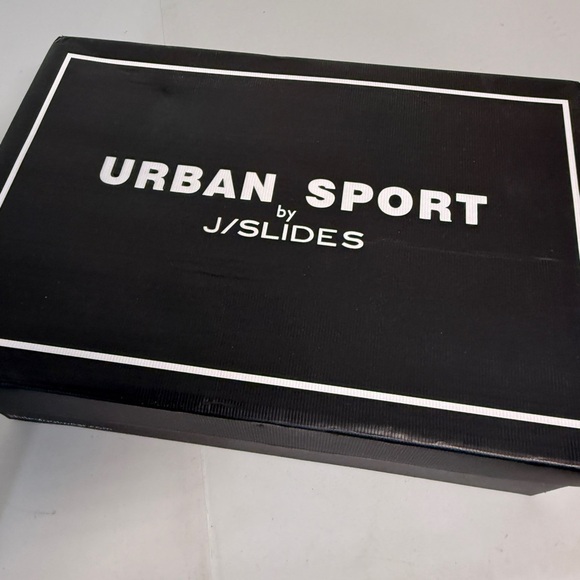 Urban Sport By J Slides Women’s Khaki 2 Tone Knit Slip On Size 9.5 - Picture 6 of 7